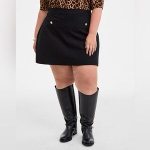 On 34th Black Skirt Size Large